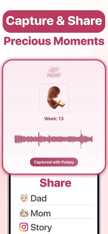 Pulsey: Baby Heartbeat Monitor screenshot 3 of 4
