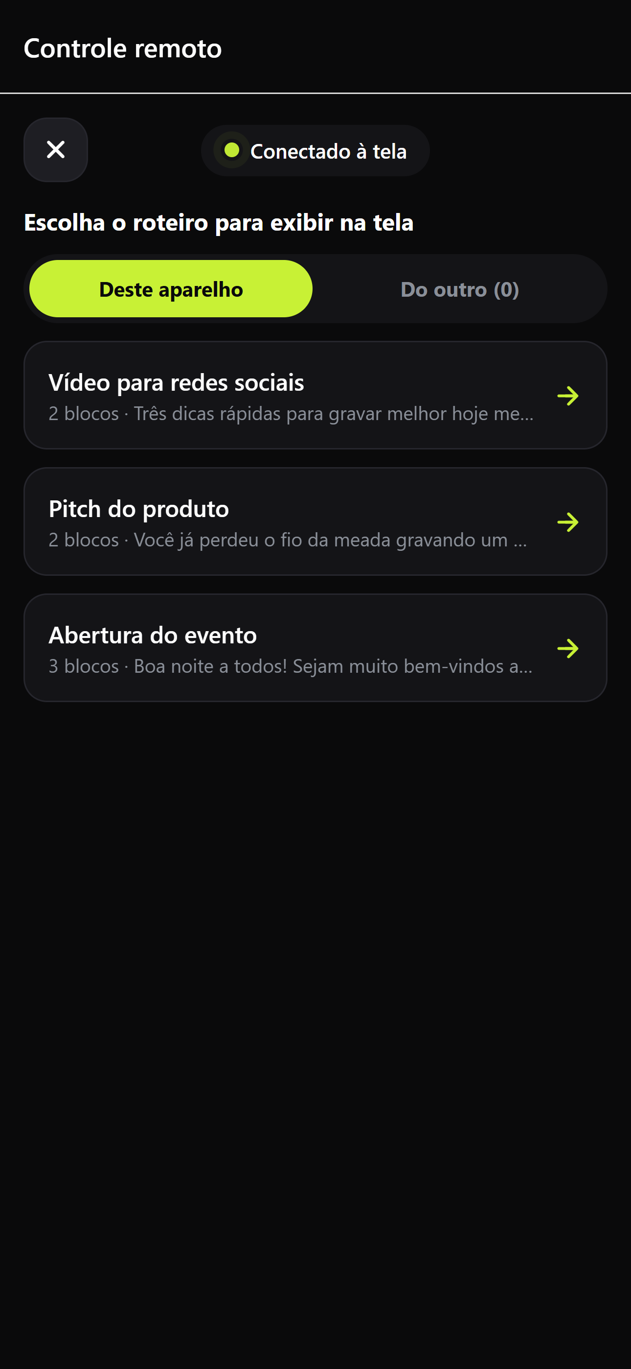 Teleprompter Stars screenshot 3
