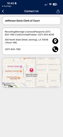 Jefferson Davis Parish COC LA Screenshot 2 of 3