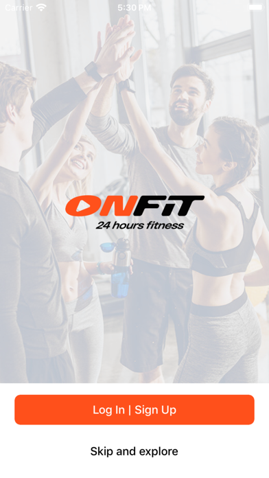 Onfit 24 hours fitness Screenshot