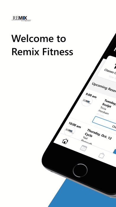 Remix Fitness iPhone screenshot 1 - Health & Fitness app