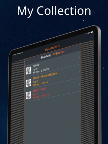 American Silver Eagle iPad screenshot