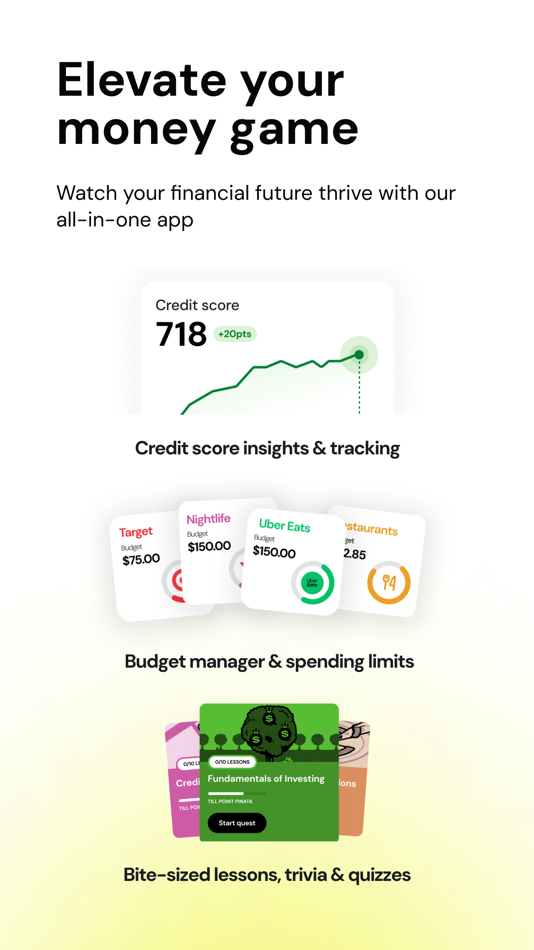 #2. Fizz - #1 Credit & Money App (iOS) بواسطة: ShoulderTap Technologies Inc