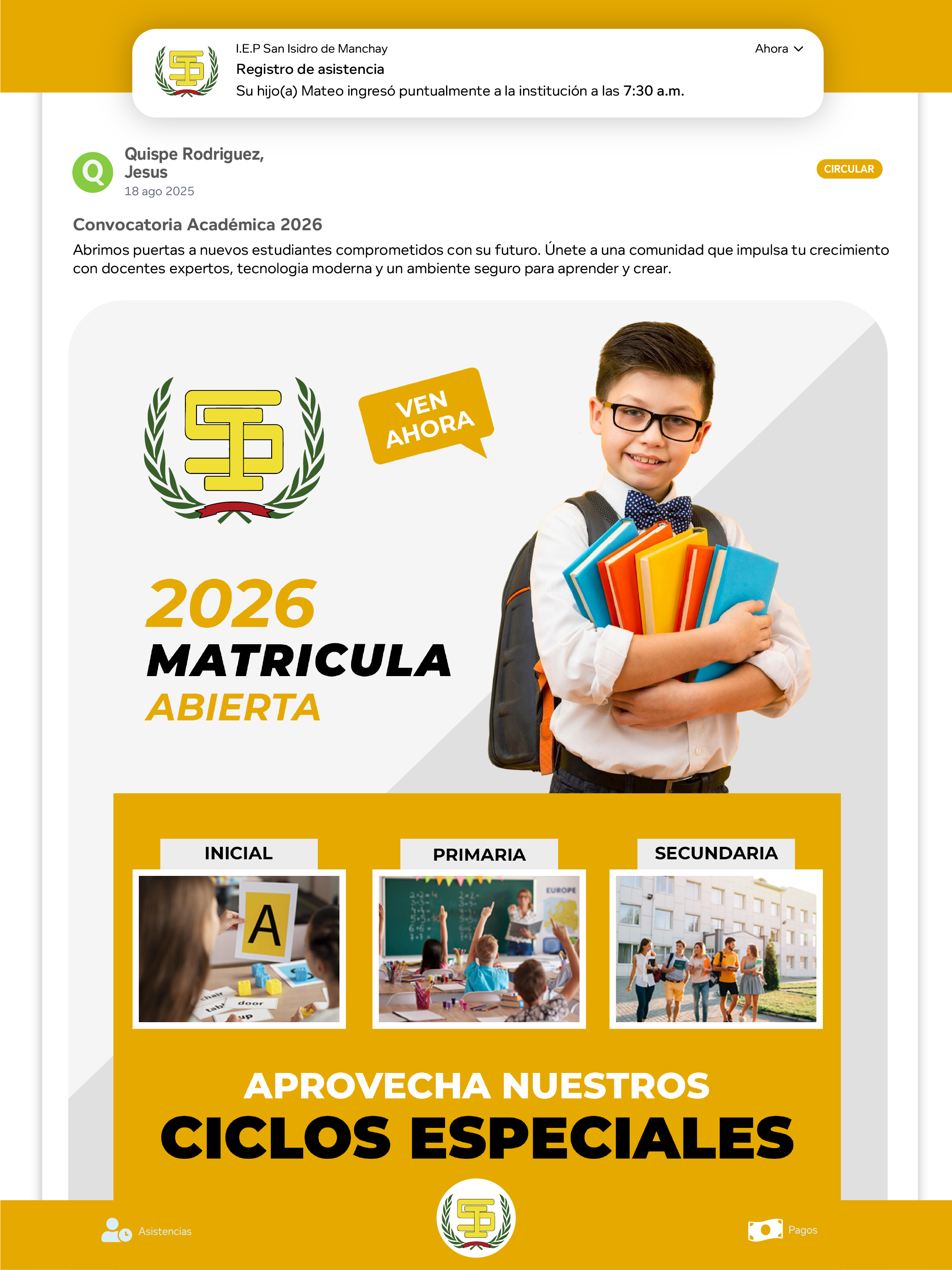 Colegio San Isidro de Manchay