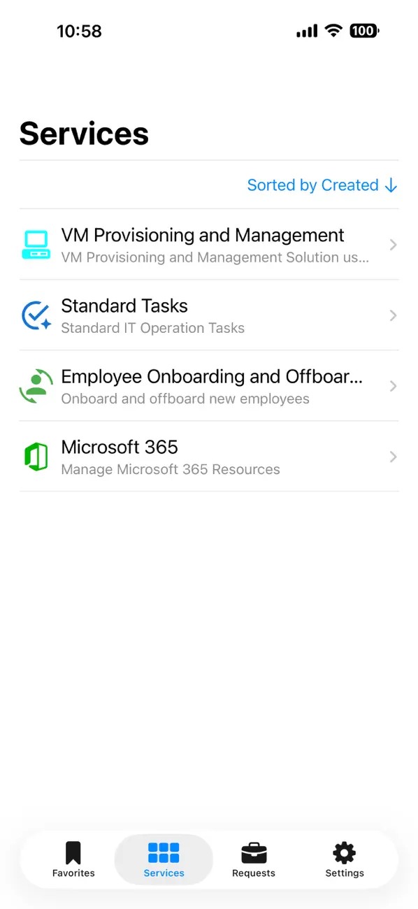 Screenshot #2 pour Automation Portal