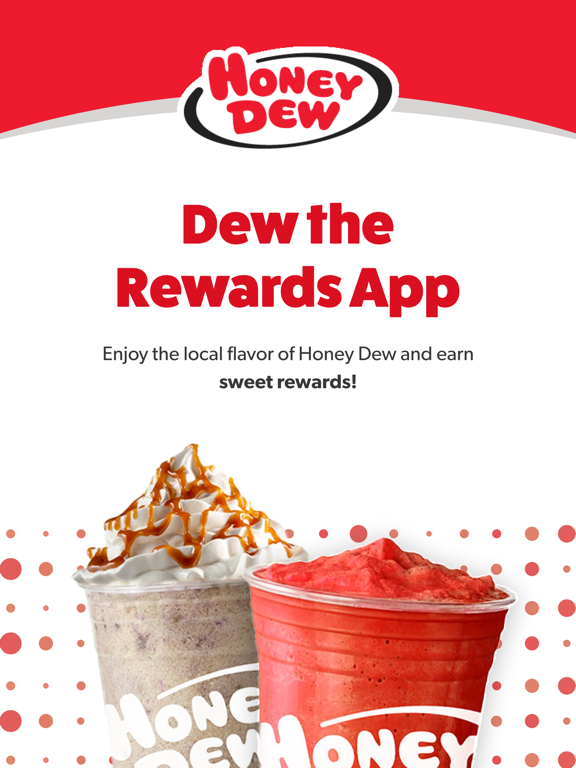 Honey Dew Donuts iPad screenshot 1 - Food & Drink app