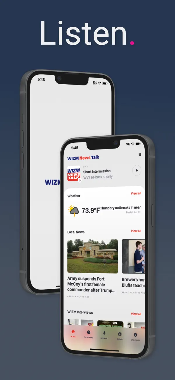 Screenshot #1 pour WIZM News