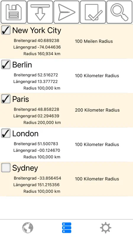 Radius auf Karte zeichnen + screenshot 4 of 6