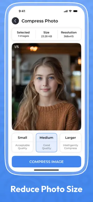 Reduce Photo Size - Resizer screenshot 1