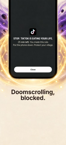 Scroll Survival: Block Apps Screenshot 2 of 9