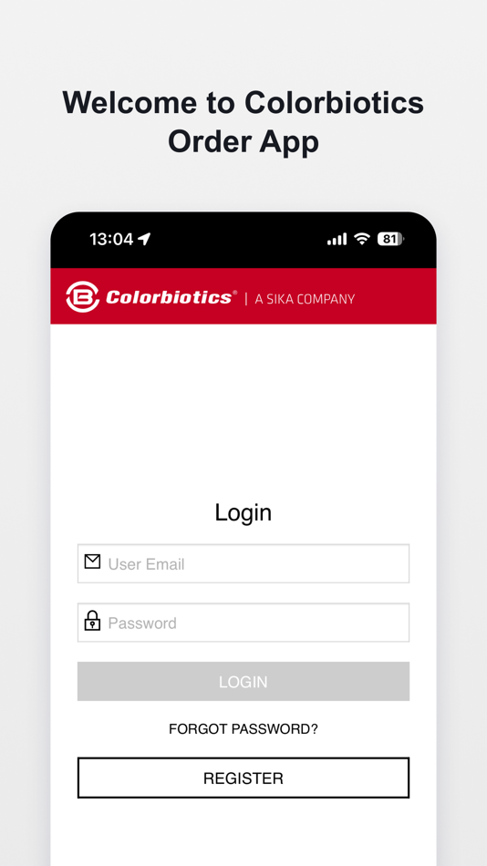 #1. Order App Colorbiotics (iOS) 由: Sika Informationssysteme AG