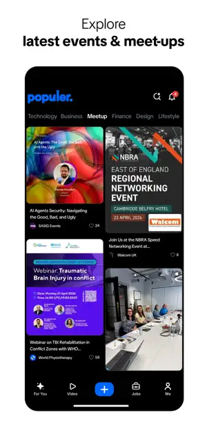 Populer-Work Stories Community screenshot 4