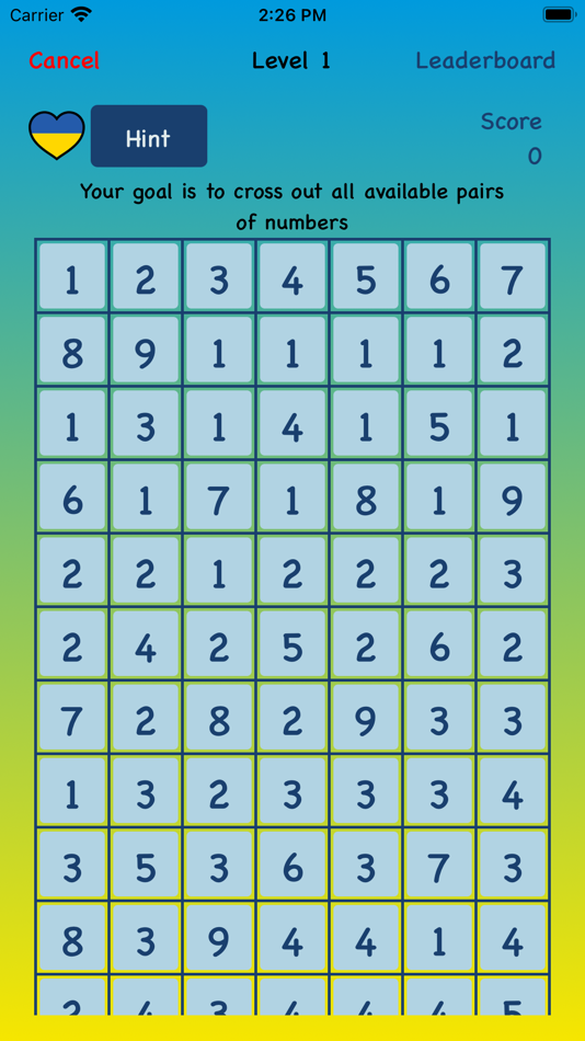#2. 1to99: number puzzle (macOS) 由: Hanna Kotova