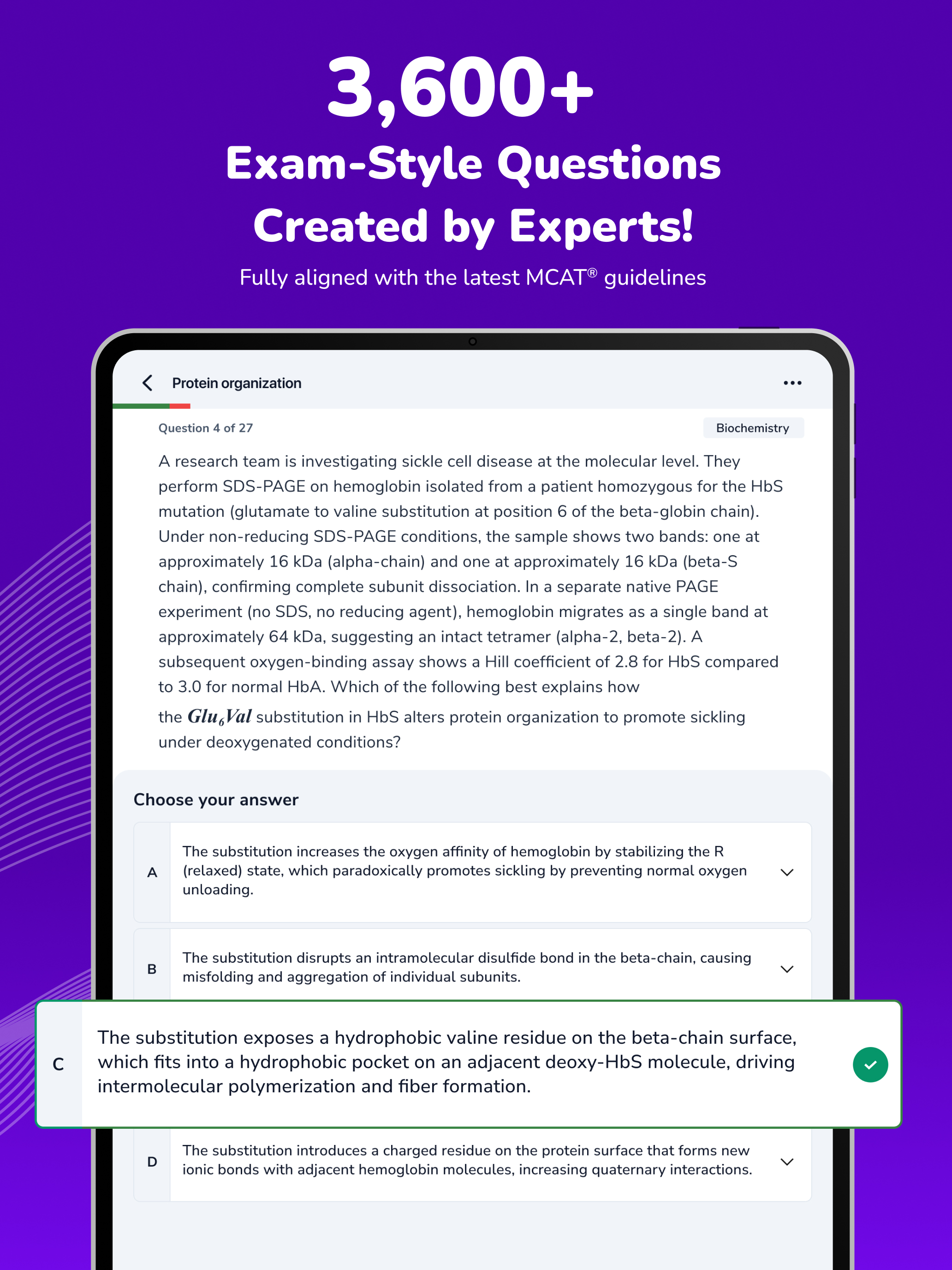 MCAT Prep 2026 Exam screenshot 8