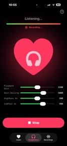 Baby Heartbeat Recorder (mic) screenshot