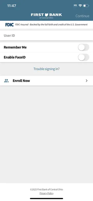 FBCO Mobile Banking screenshot 1