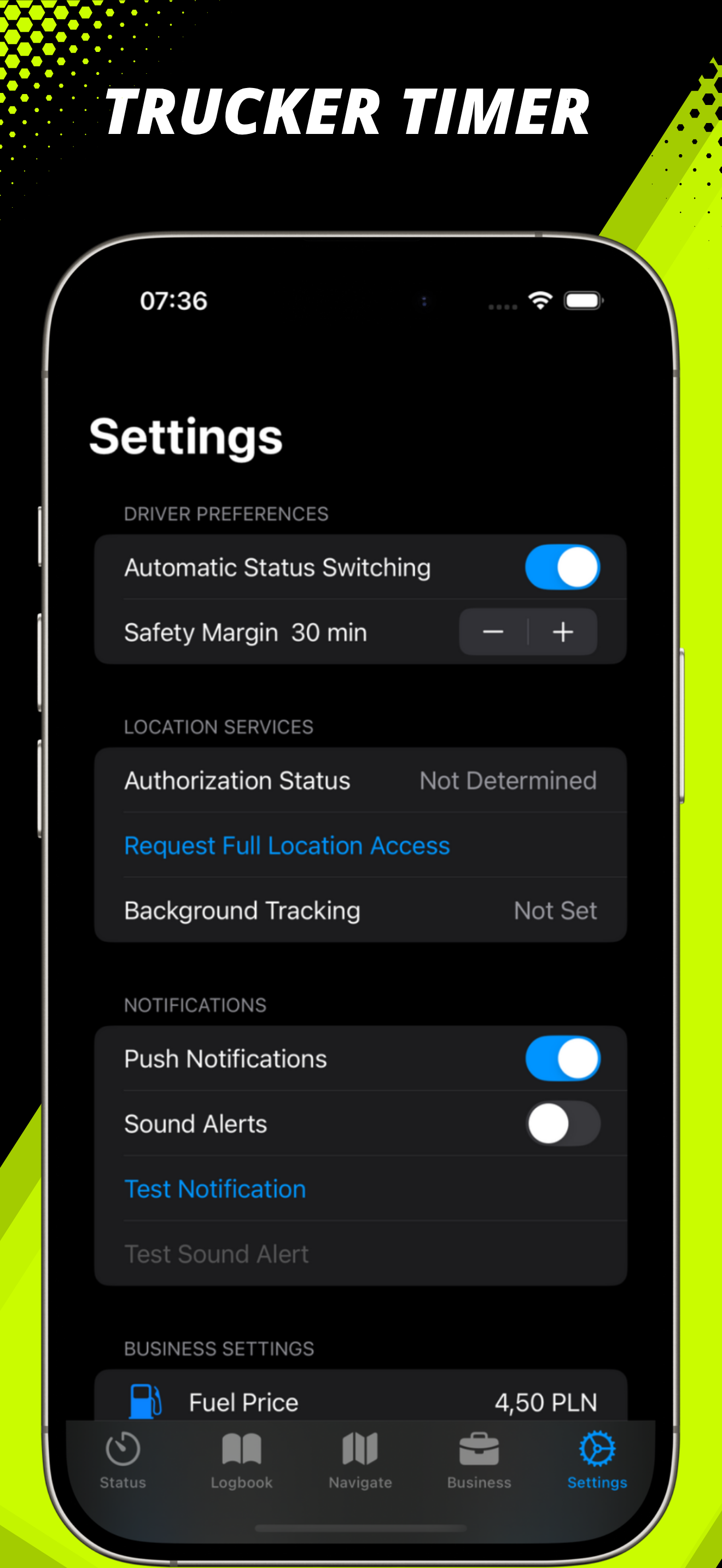 Trucker Timer: HOS Compliance