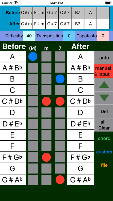 Screenshot #1 pour Guitar Chord Changer