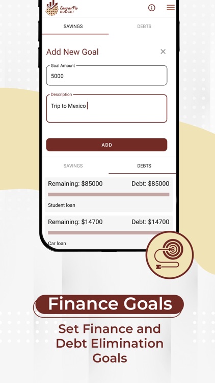 Easy As Pie Budget screenshot-5