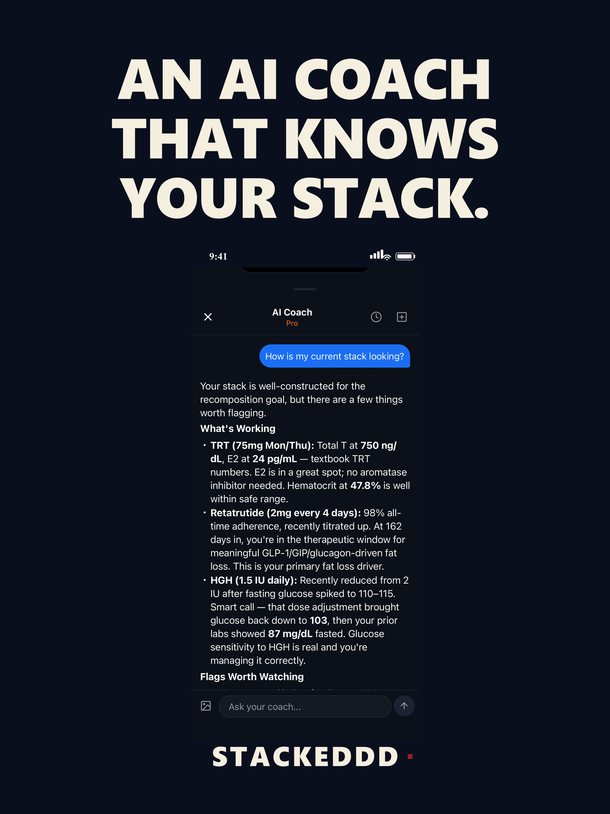 Peptide Tracker: Stackeddd screenshot 10