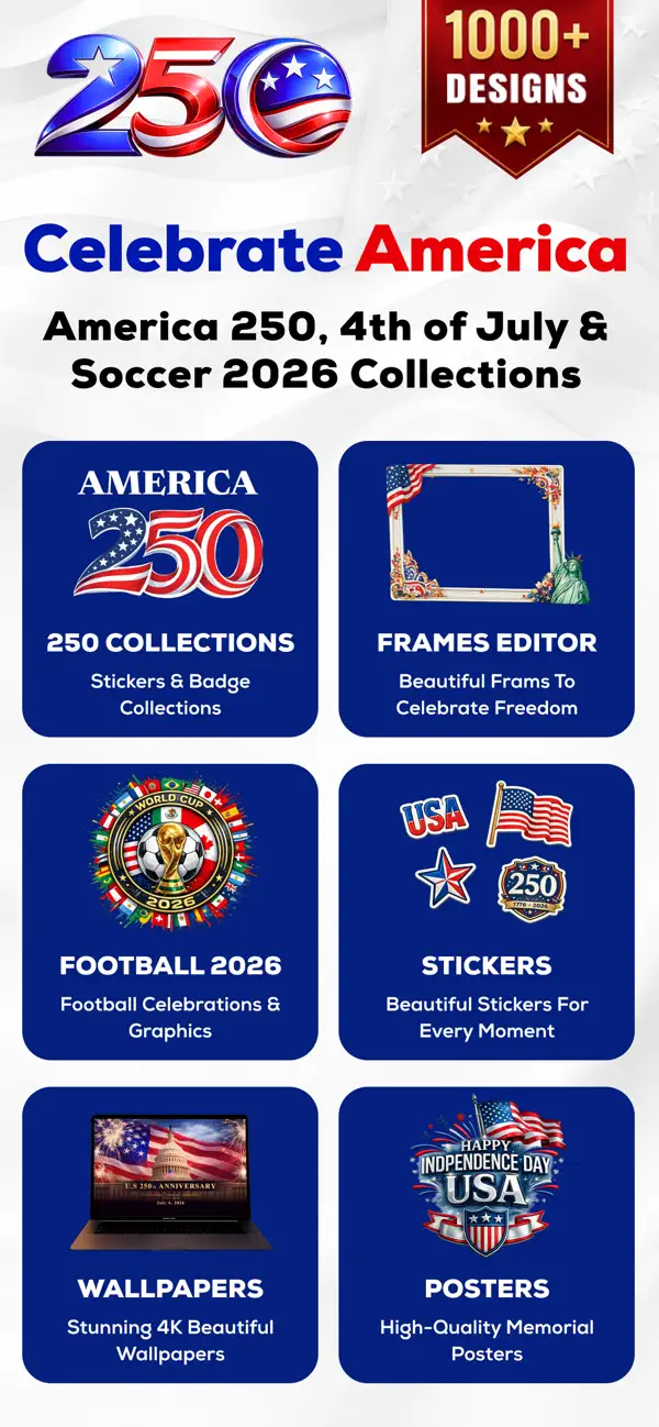 Screenshot #3 pour America 250 Designs