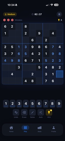 EGK Sudoku screenshot