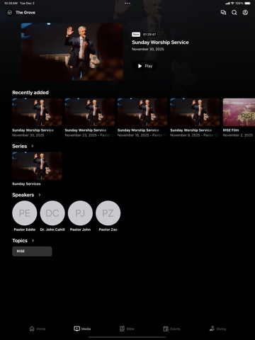 The Grove Dayton iPad screenshot