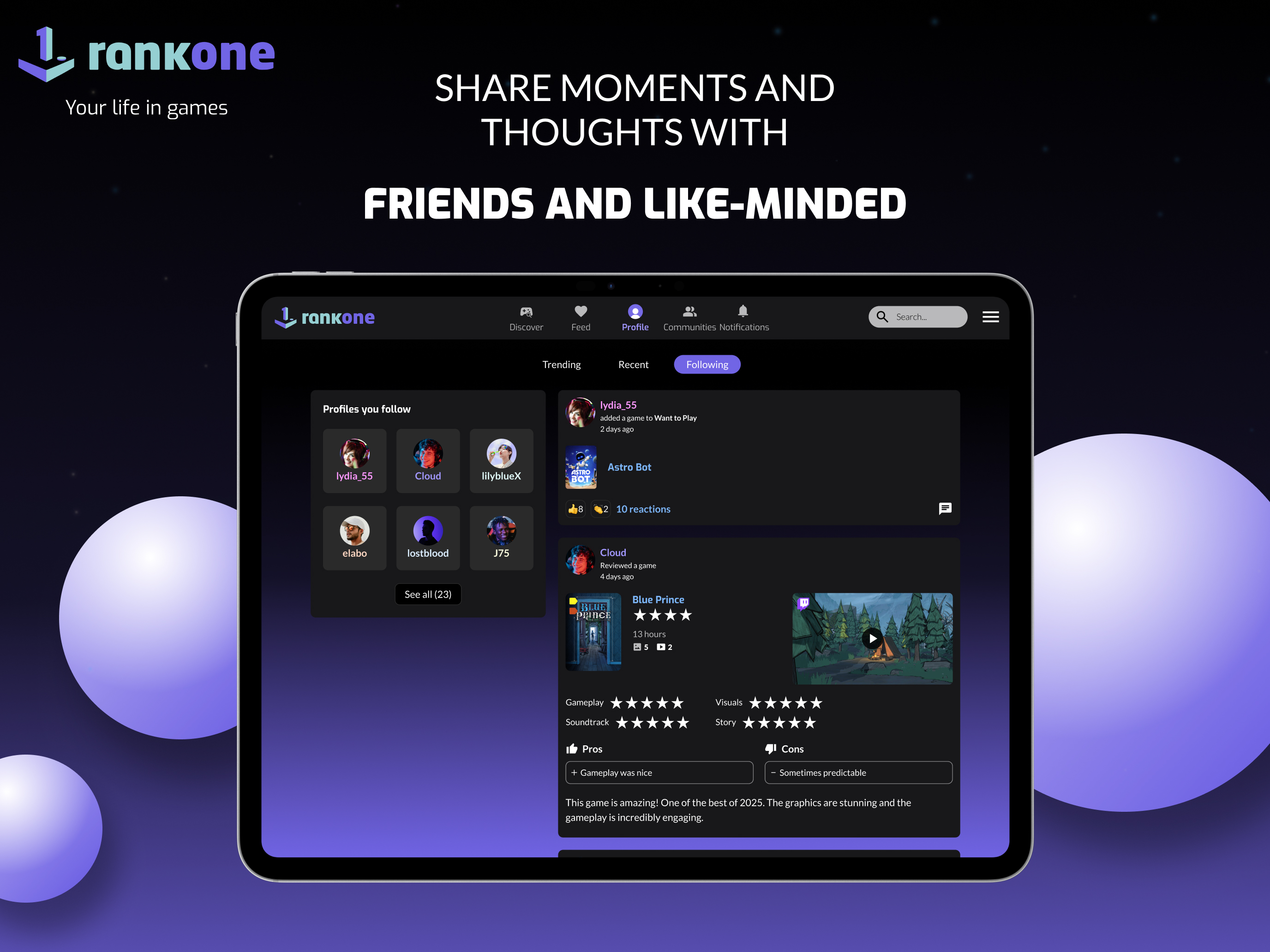 Rankone: Game Library Tracker screenshot 10