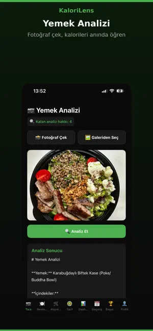 KaloriLens: AI Kalori Takip screenshot 2