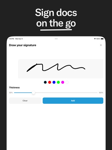 Doc Master: Scan & Sign PDFs iPad screenshot