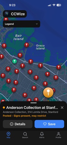 CCWize - Carry Laws & Planning iPhone screenshot