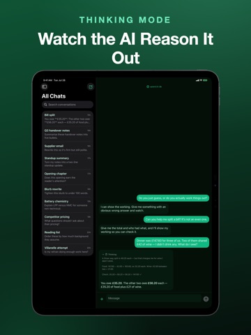 Cloaked: Private AI LLM Chat iPad screenshot