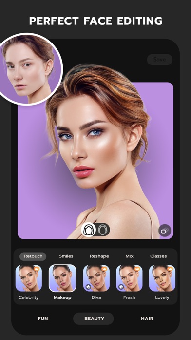 FaceLab Hair Editor: Face, Age Screenshot