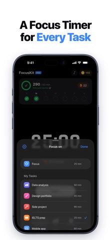 FocusKit: Pomodoro Study Timer Screenshot 6 of 9