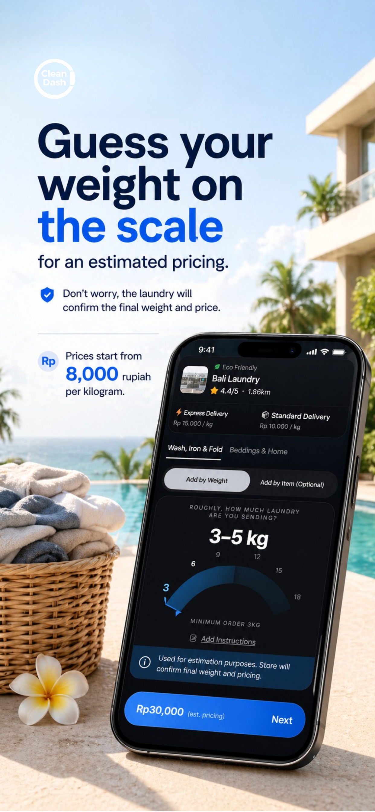 Clean Dash: Bali's Laundry App