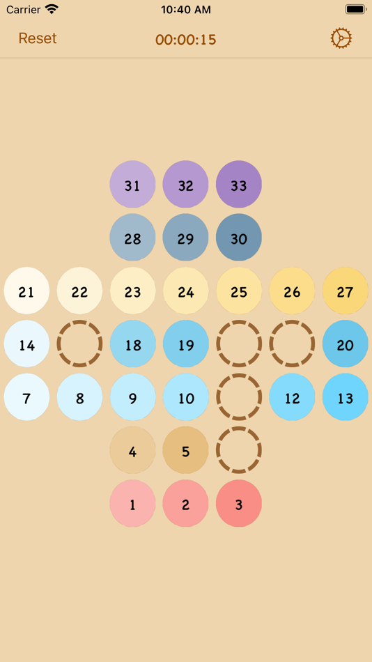 #2. Peg Elimination (iOS) Av: NovaNext