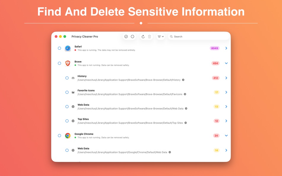 #1. Privacy Cleaner Pro (macOS) 由: Sascha Simon
