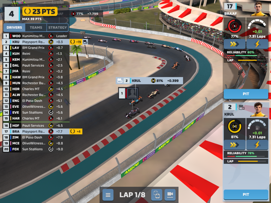Motorsport Manager Online 2024 iPad app afbeelding 1