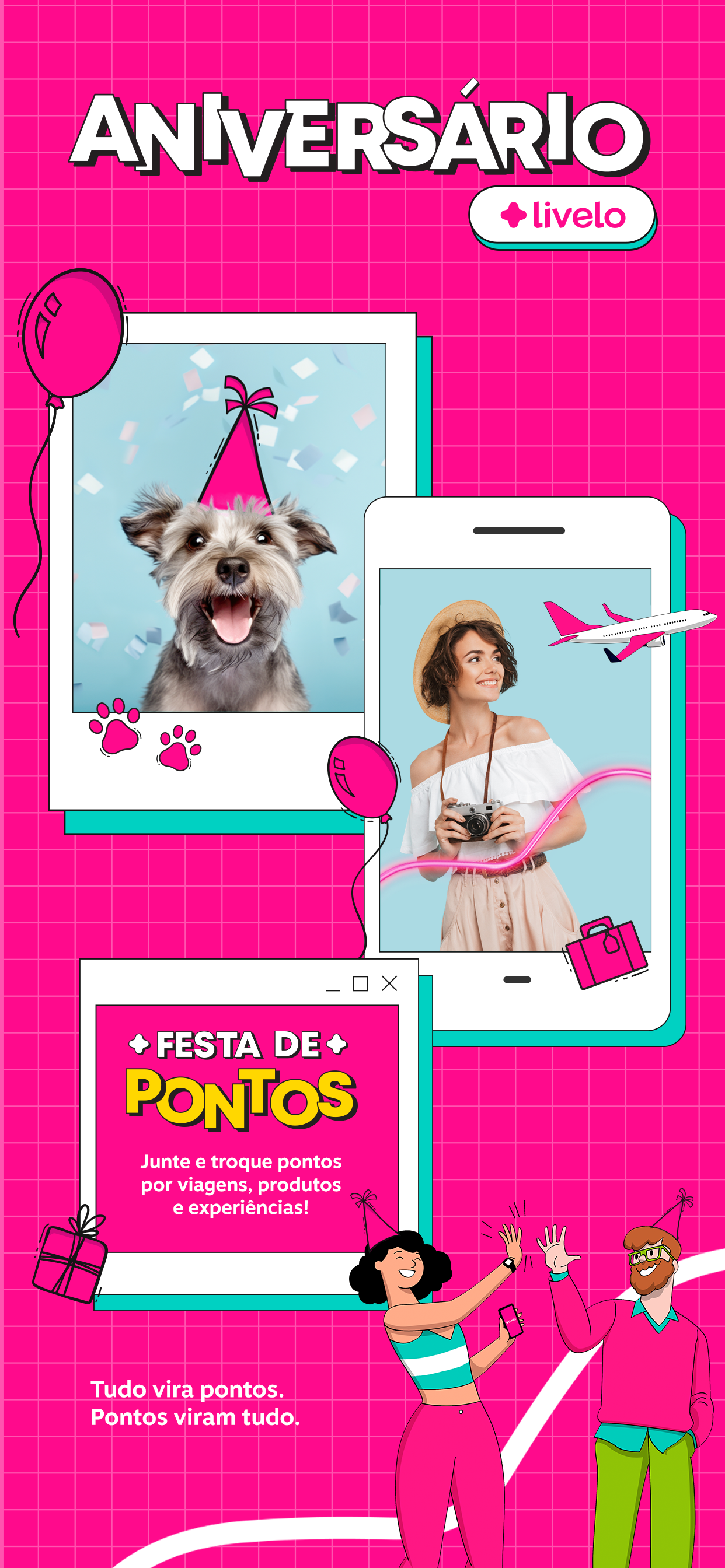 Livelo: juntar e trocar pontos