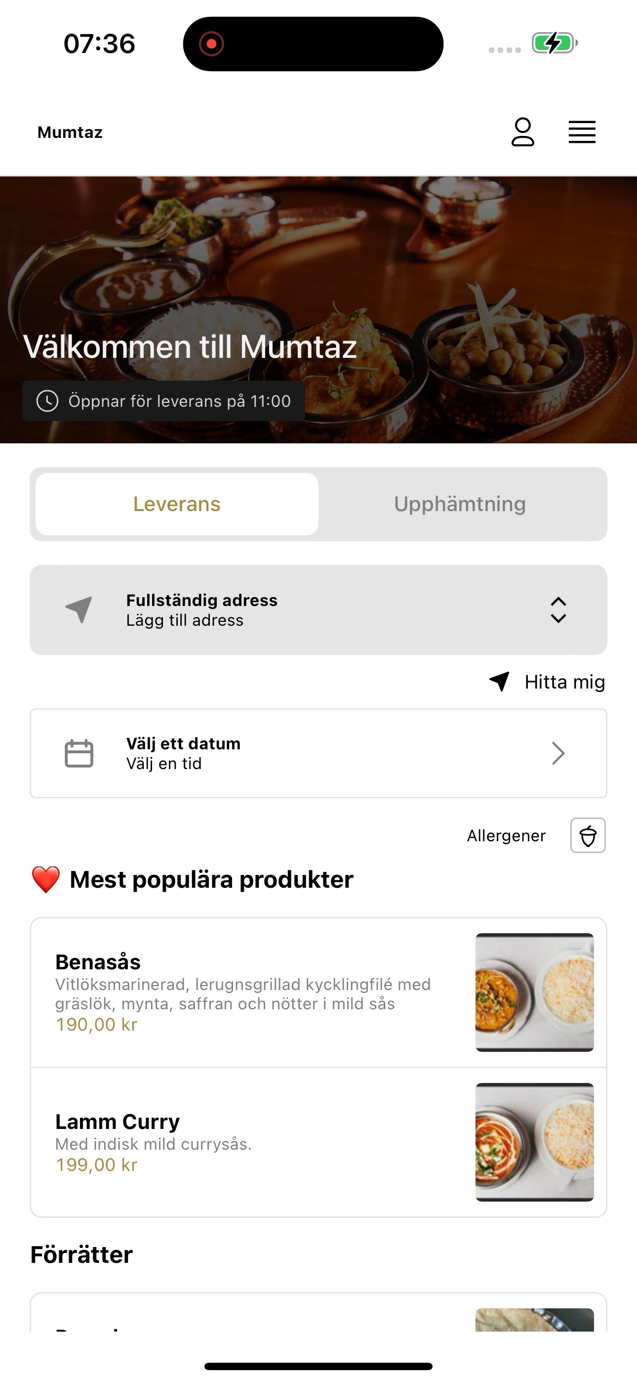 Screenshot 6 of Restaurang Mumtaz