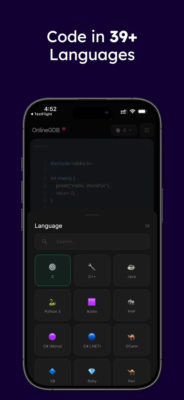 #3. onlinegdb (iOS) Door: AVIRAJ PATEL