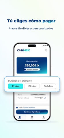 CashMex: Préstamo de crédito iPhone screenshot 7