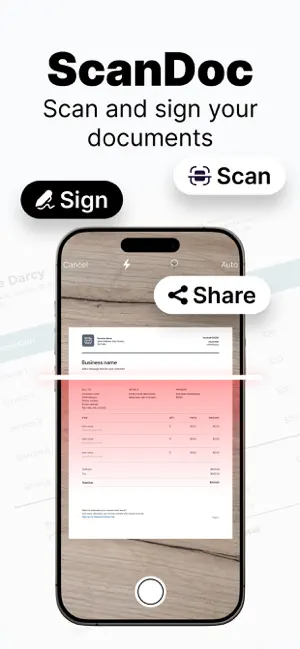ScanDoc - Scan & Sign docs screenshot 1