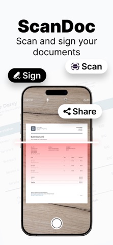 ScanDoc - Scan & Sign docs Screenshot 1 of 4
