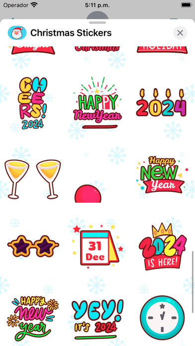 Christmas Stickers * Screenshot