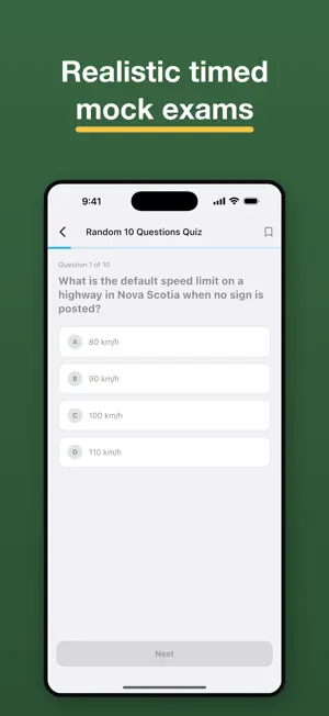 Nova Scotia Driving Exam Prep screenshot 3