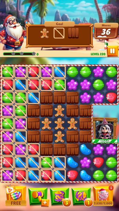 Christmas Magic: Match 3 Game Screenshot