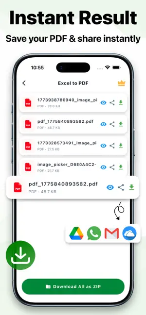 Excel to PDF Converter app screenshot 4