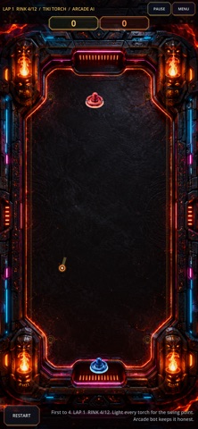 Retro Air Hockey: Level Run screenshot 5