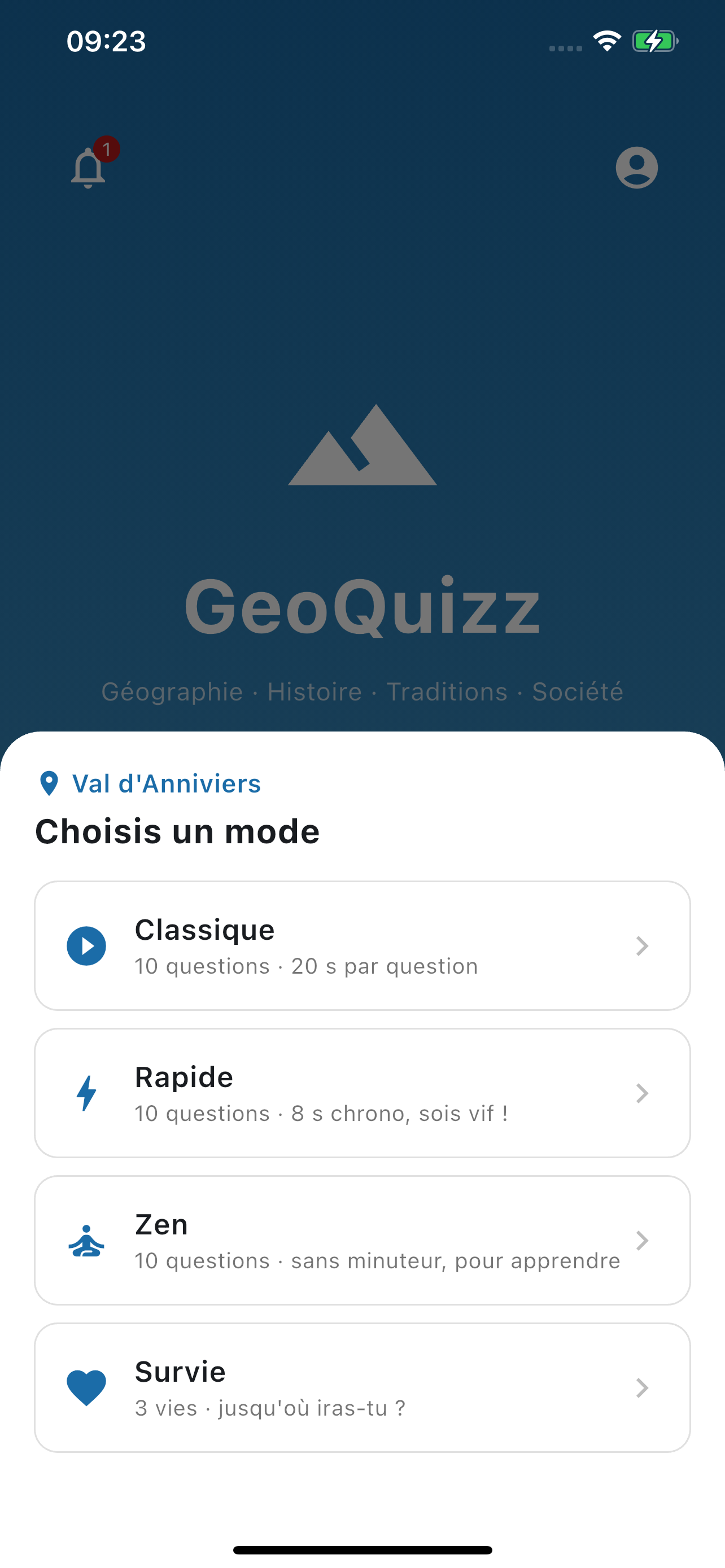 GeoQuizz - Quiz des régions screenshot 3